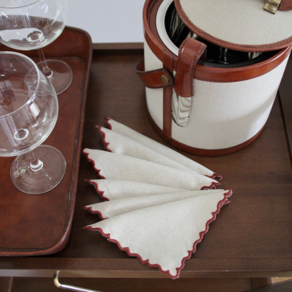 Linen Cocktail Napkins (Set of 6)