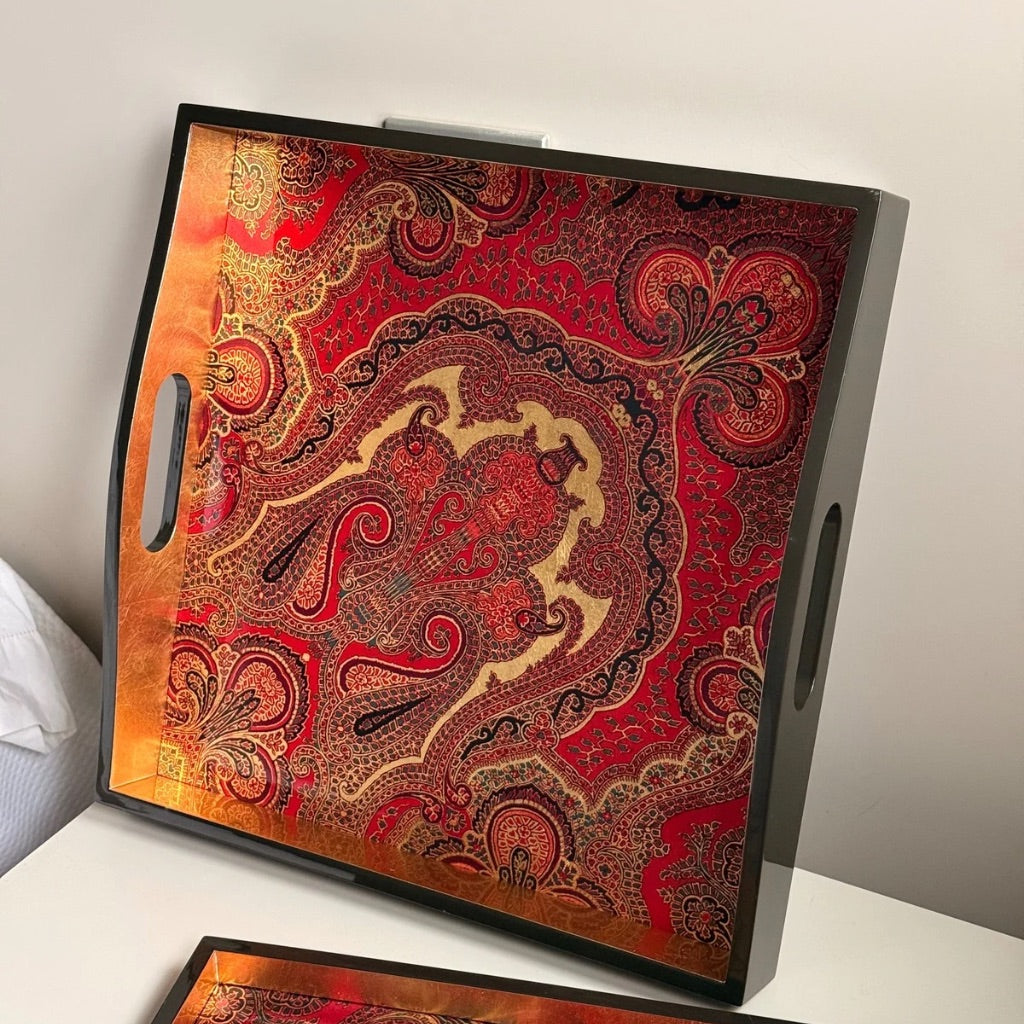 Jaipur Square Lacquered Tray
