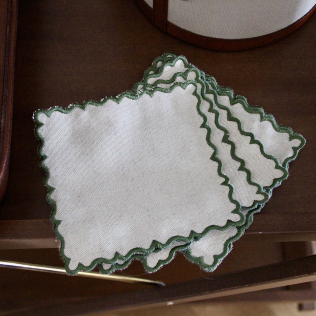 Linen Cocktail Napkins (Set of 6)