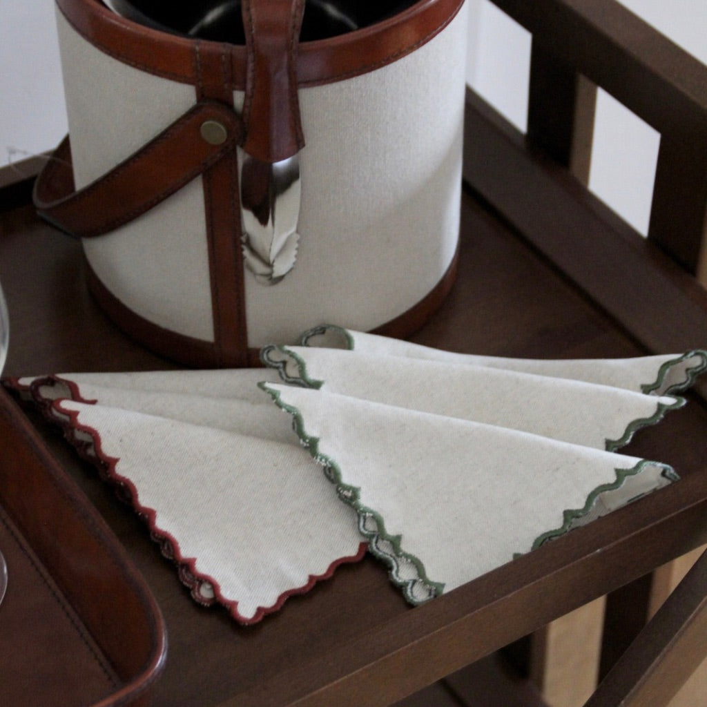 Linen Cocktail Napkins (Set of 6)