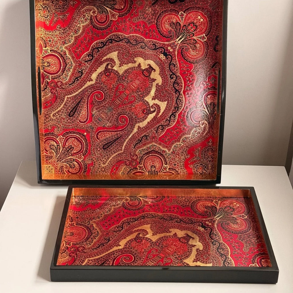 Jaipur Rectangular Lacquered Tray