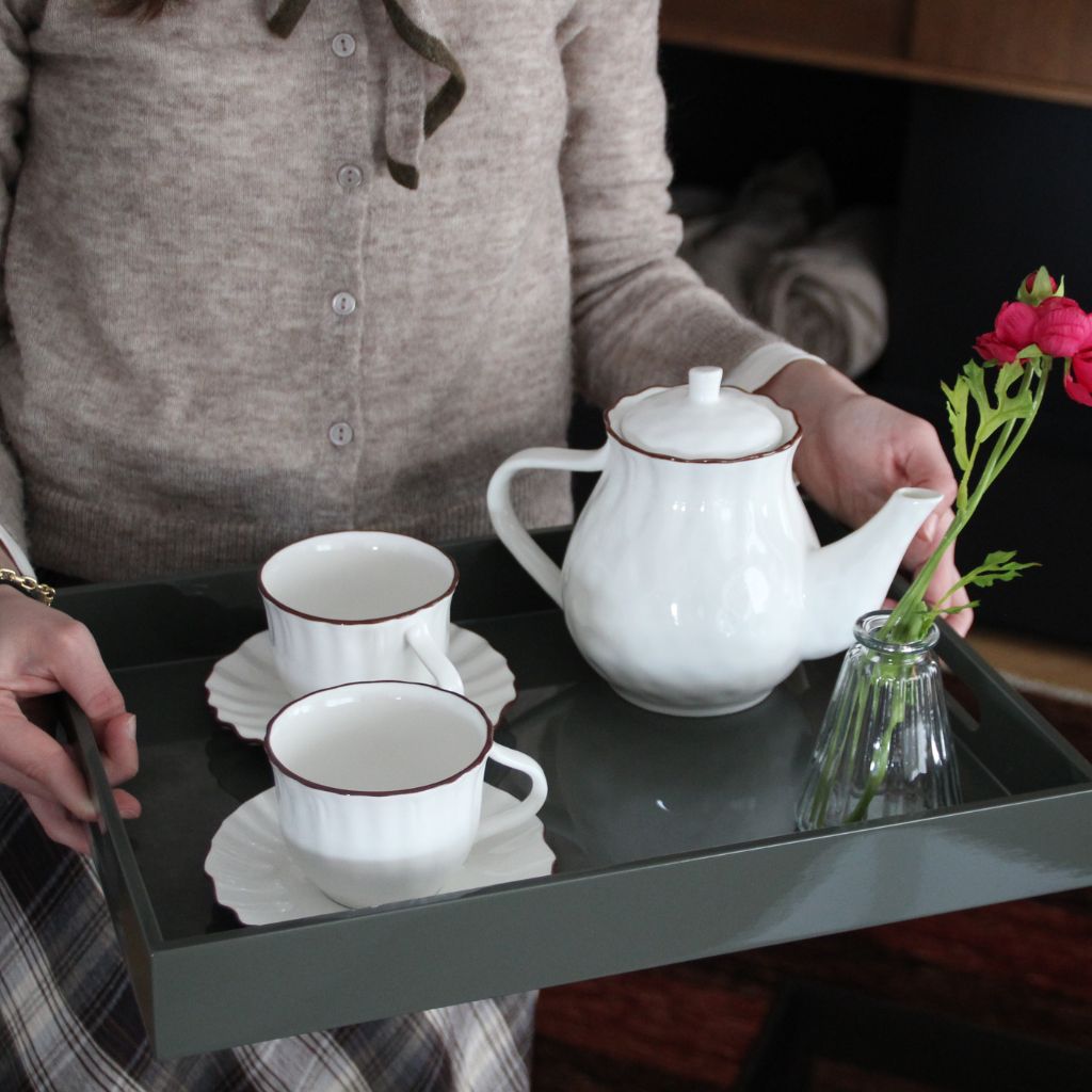 Large Rectangular Wooden Tray
