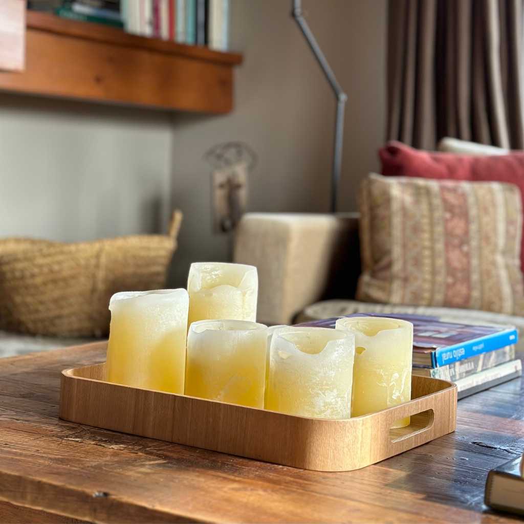 Bandeja Rectangular Madera Pequeña