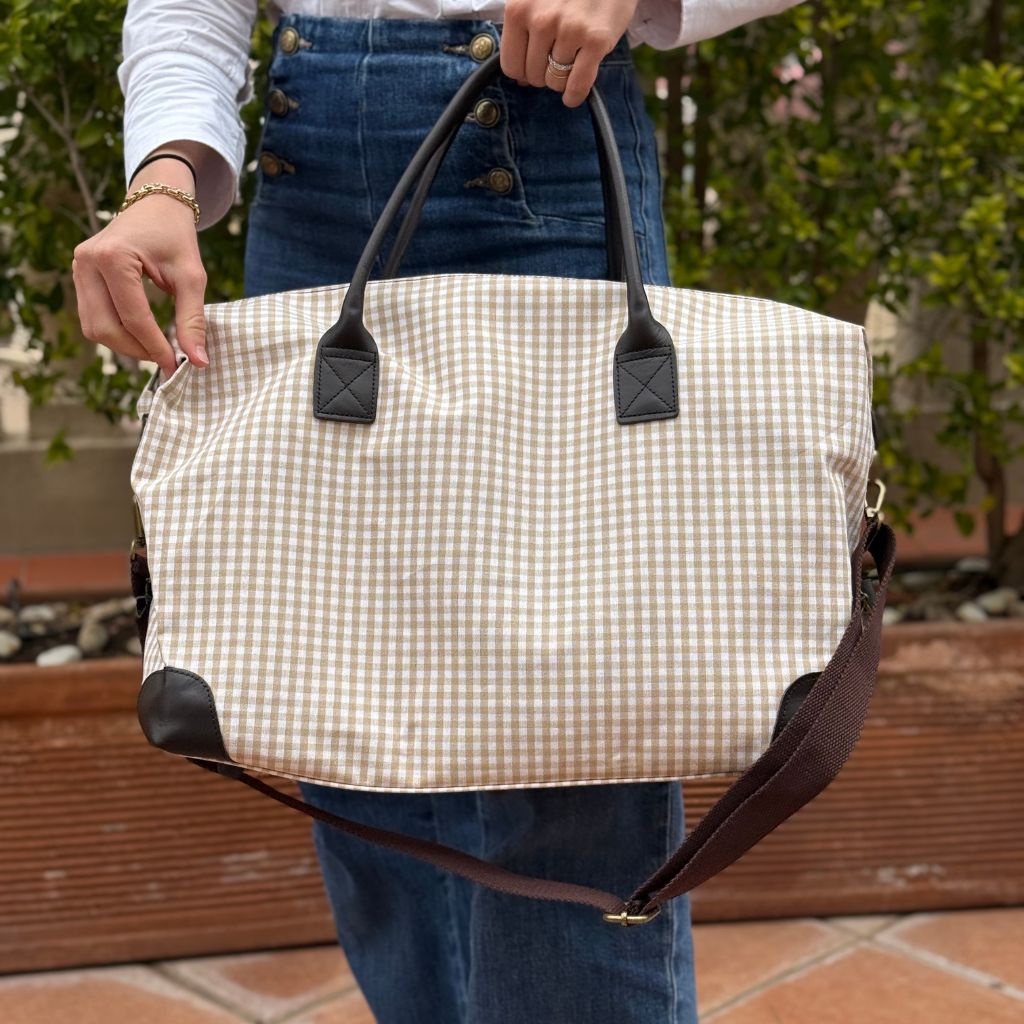Bolsa Salerno Vichy Beige