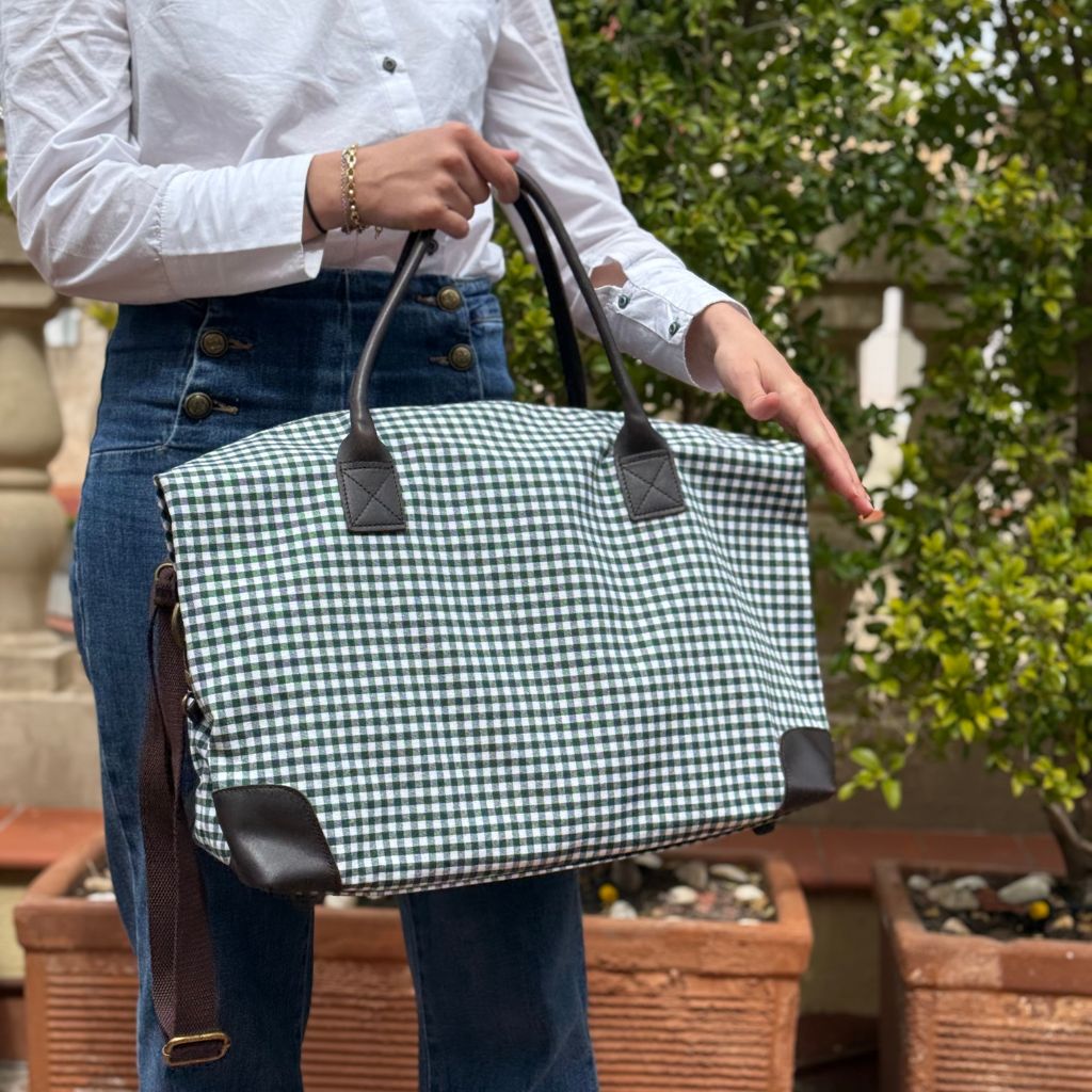 Bolsa Salerno Vichy Verde