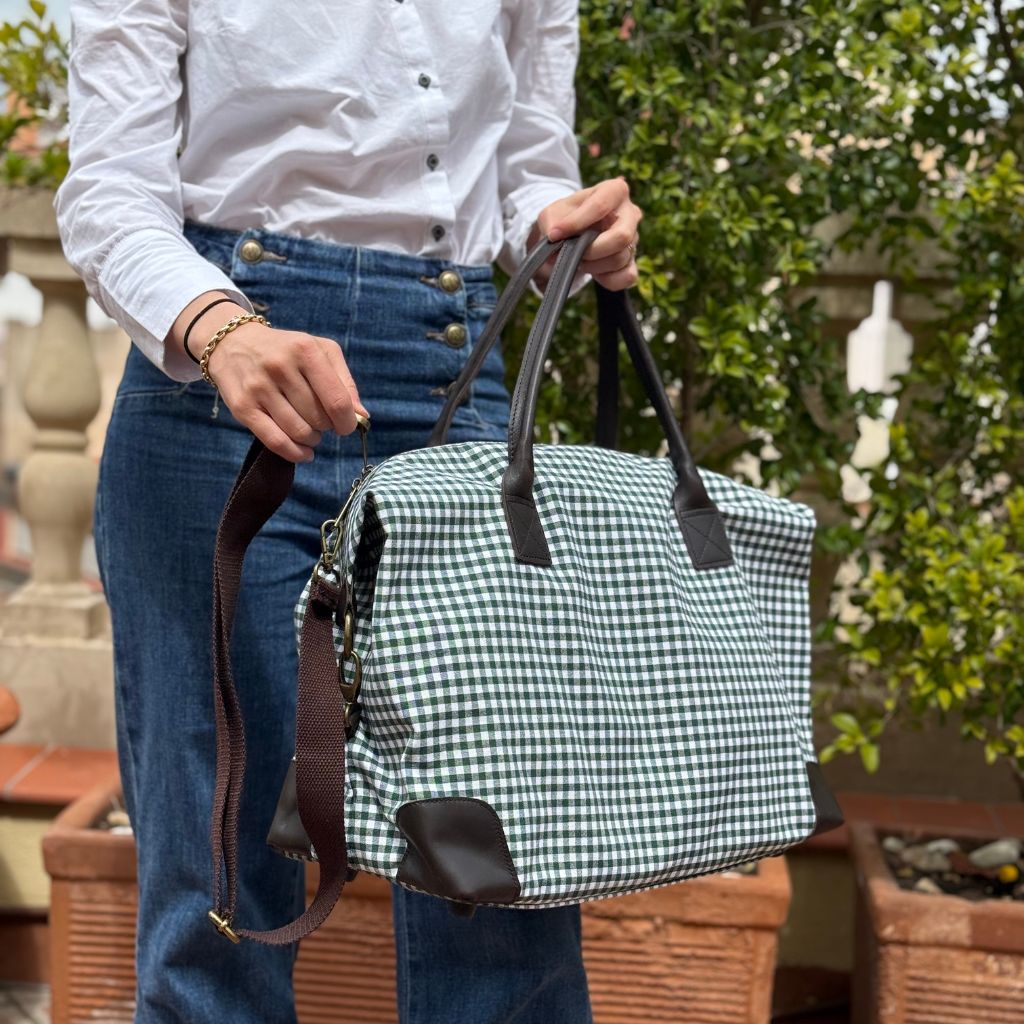Bolsa Salerno Vichy Verde