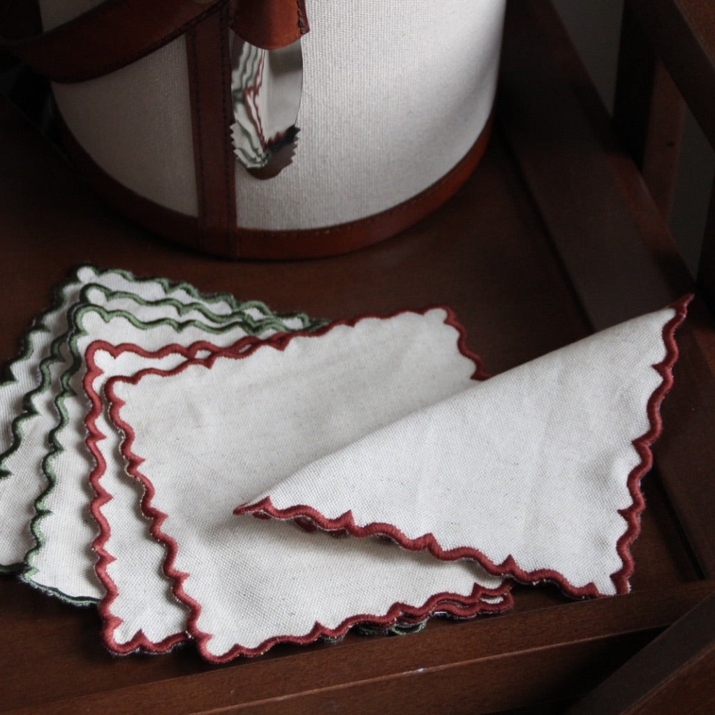 Linen Cocktail Napkins (Set of 6)