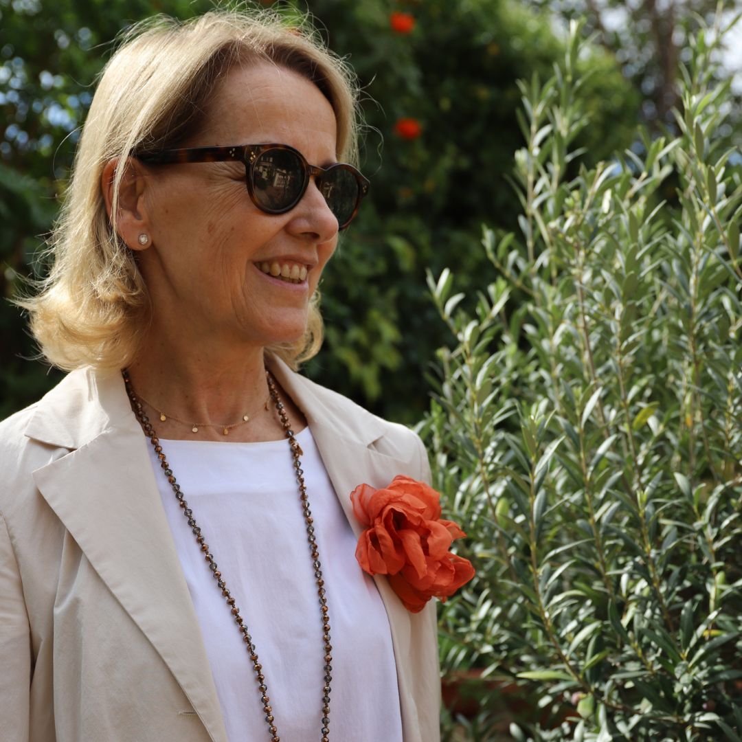 Collar Largo Flor