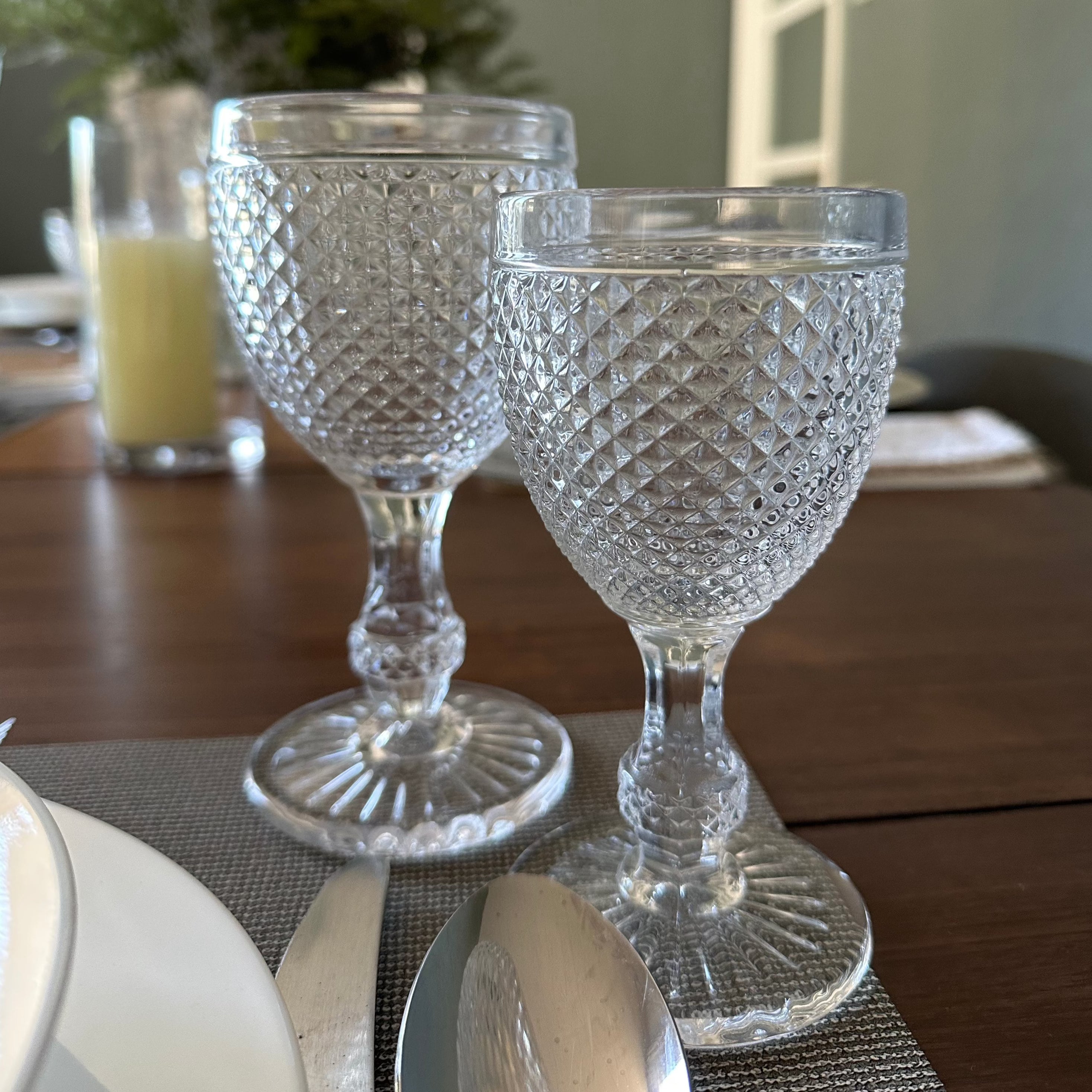 Transparent Spikes Water Glasses (Set of 6)