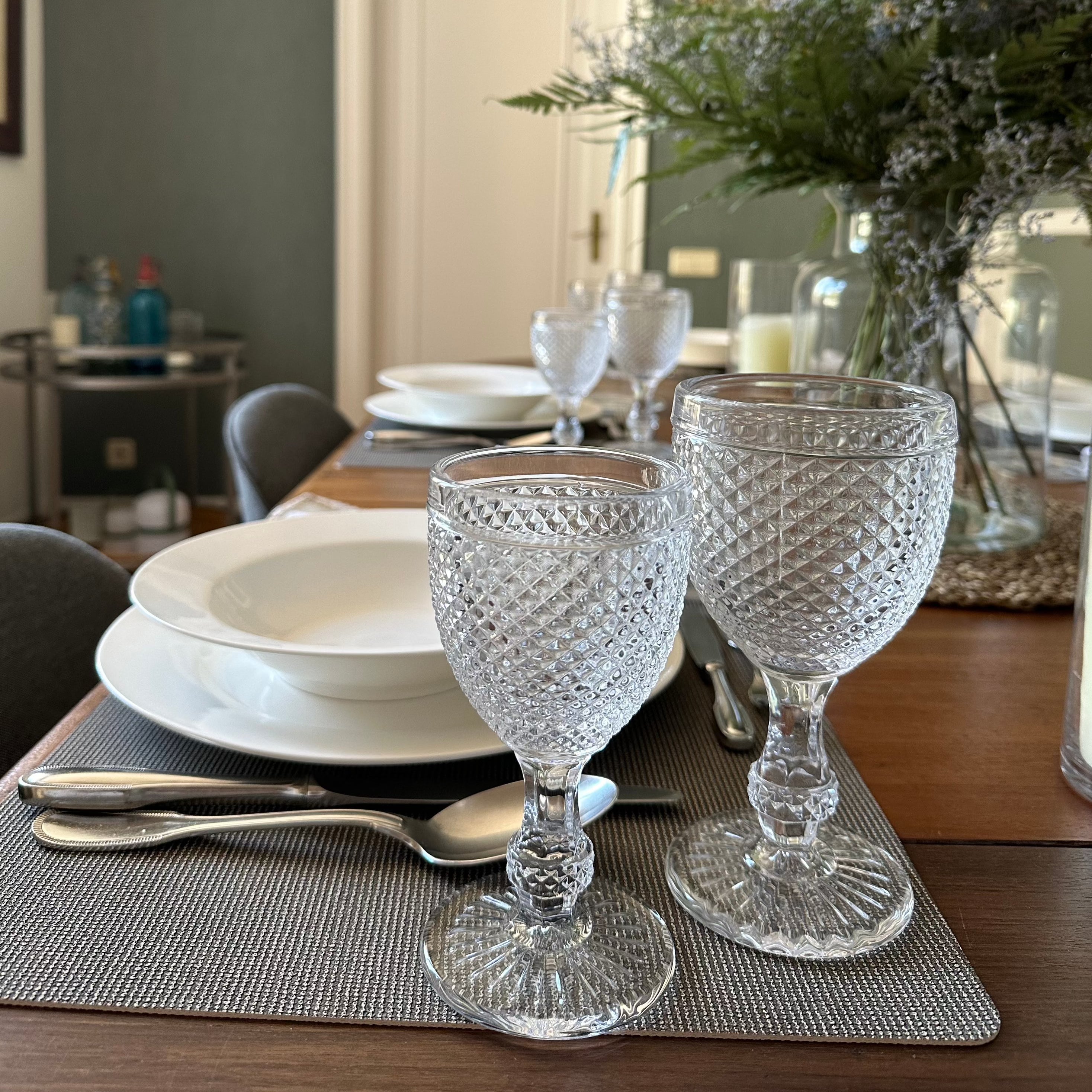 Transparent Spikes Water Glasses (Set of 6)