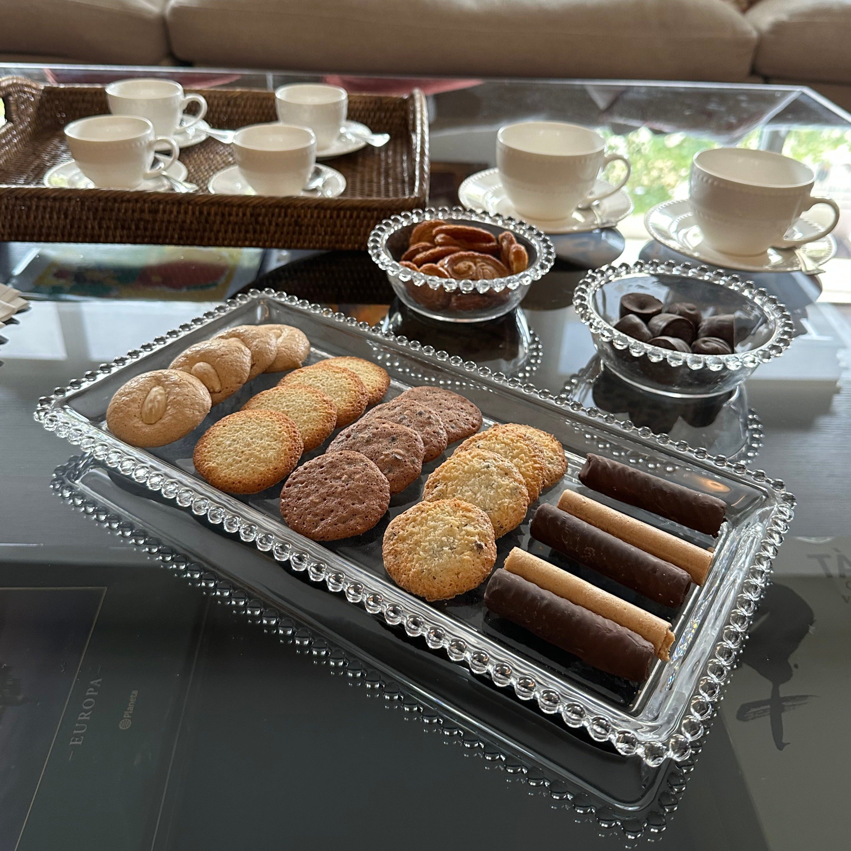 Bandeja Rectangular Perlitas