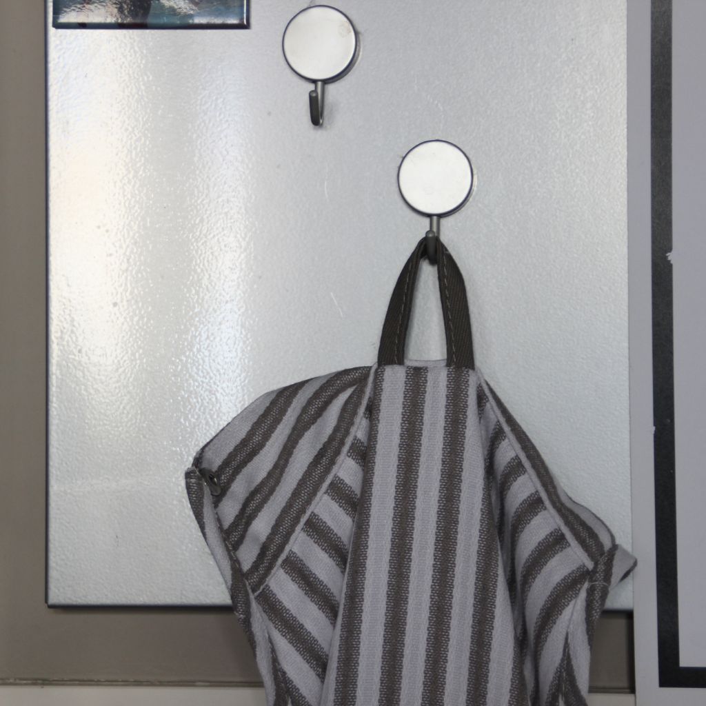 Delantal Rayas Gris