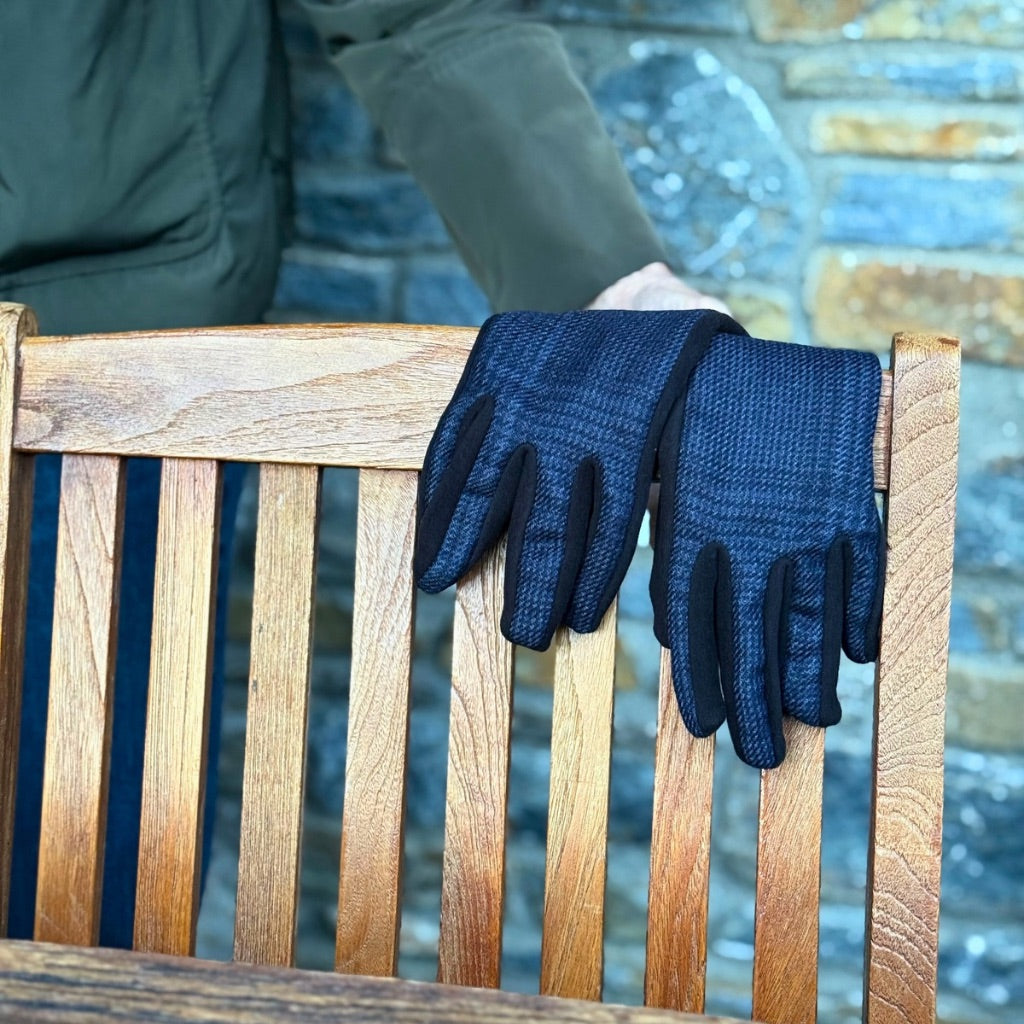Guantes Pata de Gallo Azul