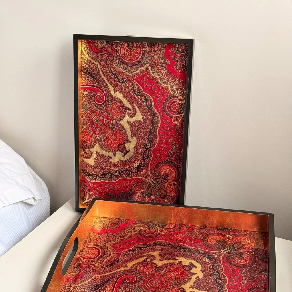 Jaipur Rectangular Lacquered Tray