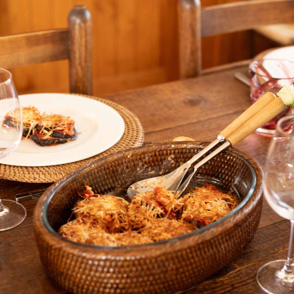 Rattan Oval Serving Platter