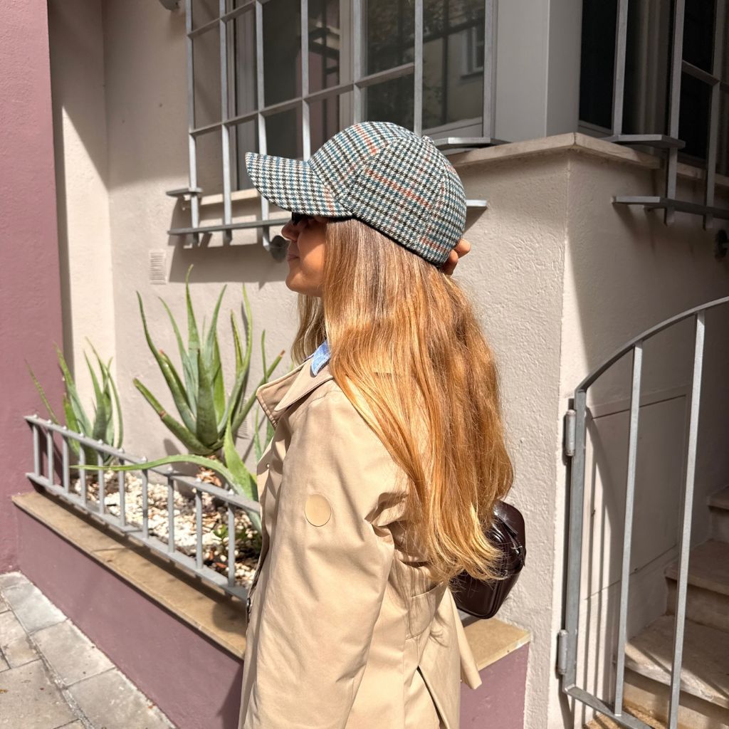 Gorra Pata de Gallo Azul
