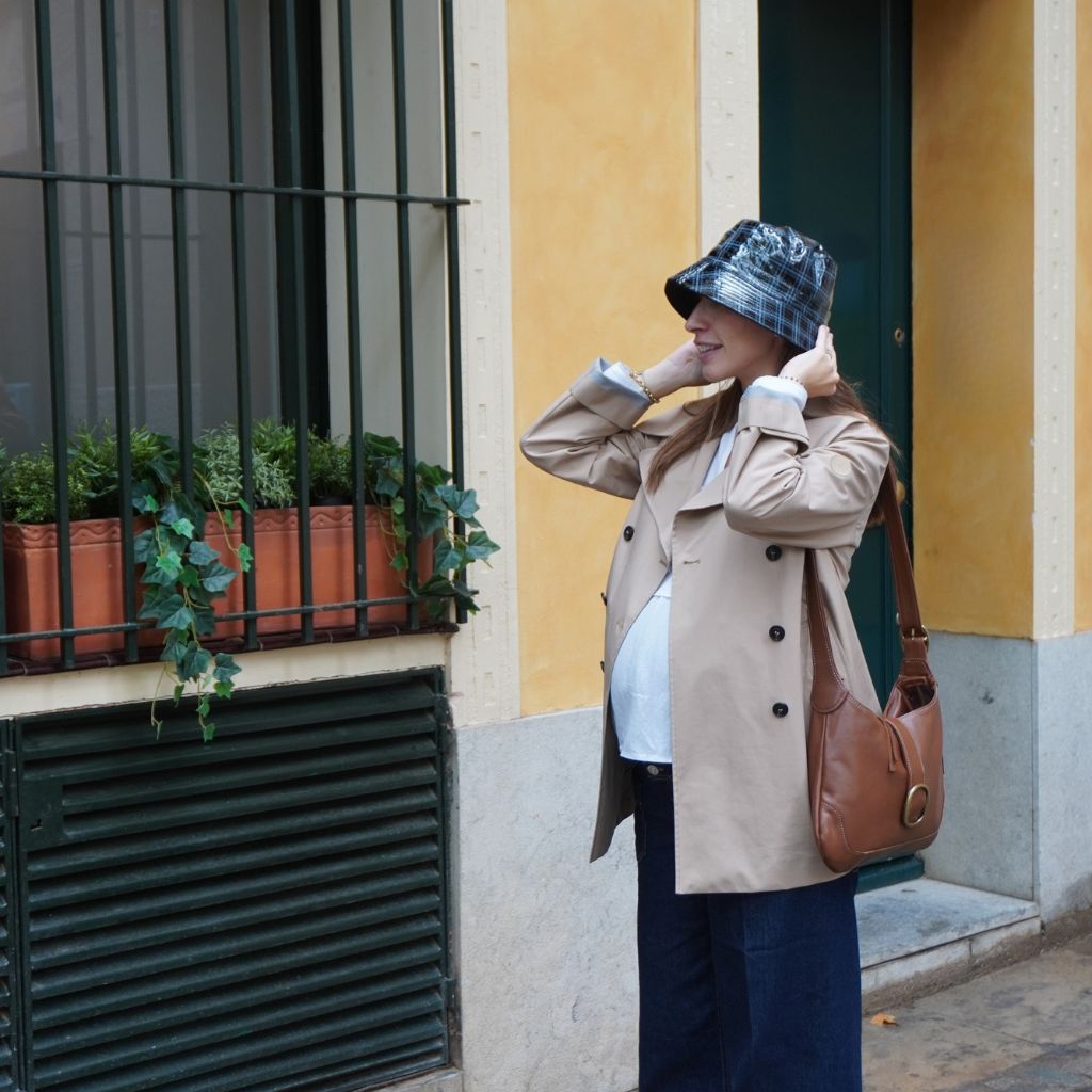 Foldable Green Rain Cap