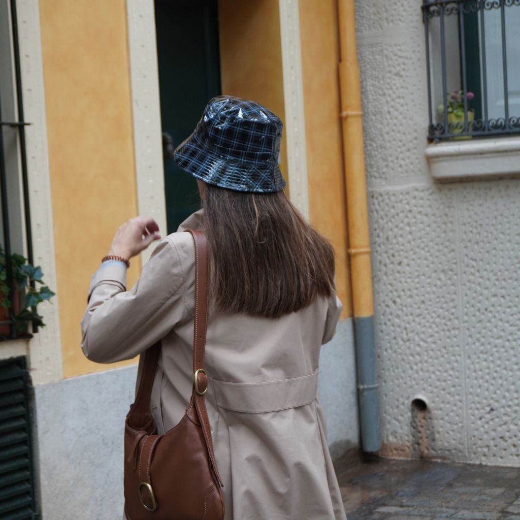 Foldable Green Rain Cap