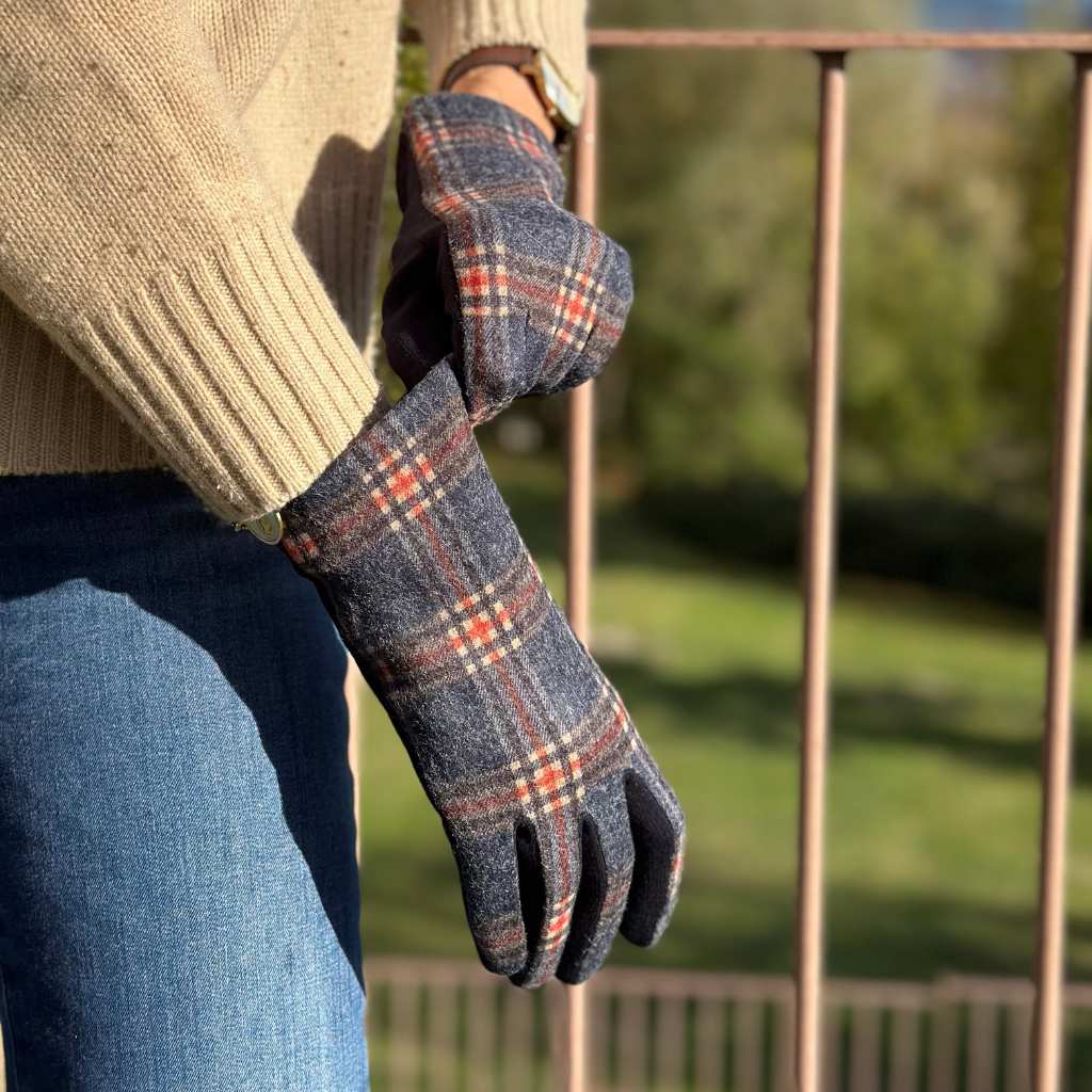 Guantes Tela Escocesa