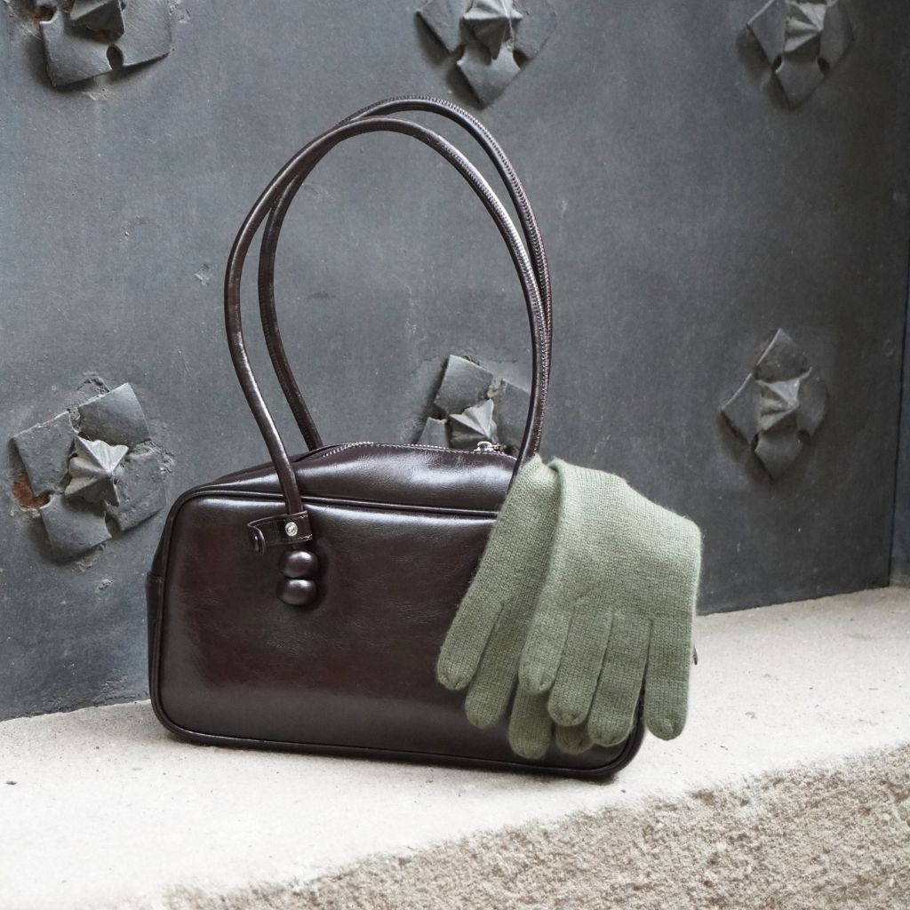 Guantes 100% Cashmere Verde