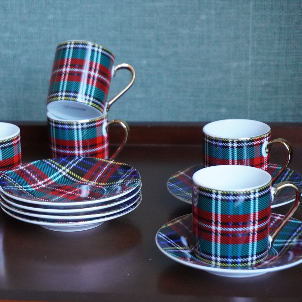 Juego de Café Escocés (Set de 6)