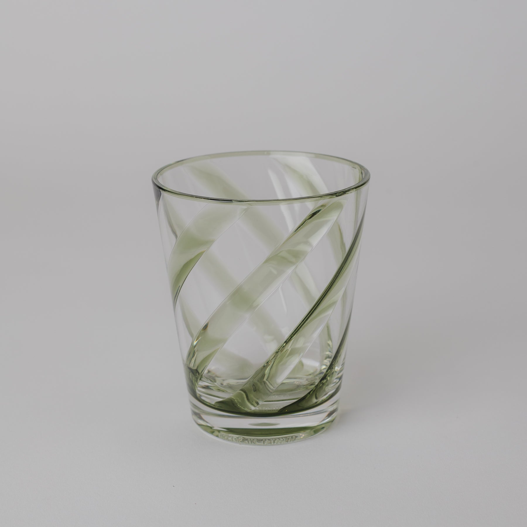 Vasos Policarbonato Espiral Verde (Set de 6)