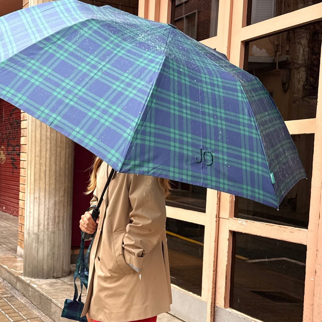 Checkered Golf Umbrella