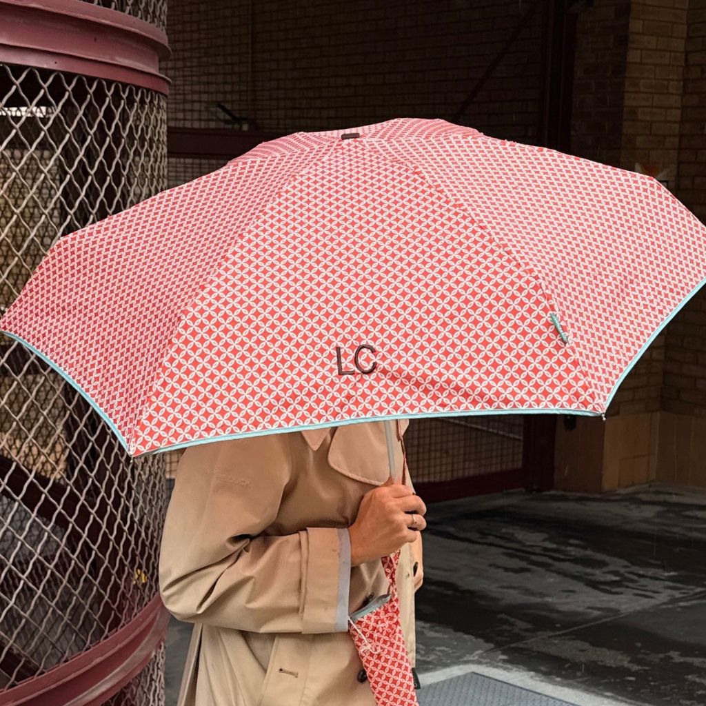 Checkered Golf Umbrella