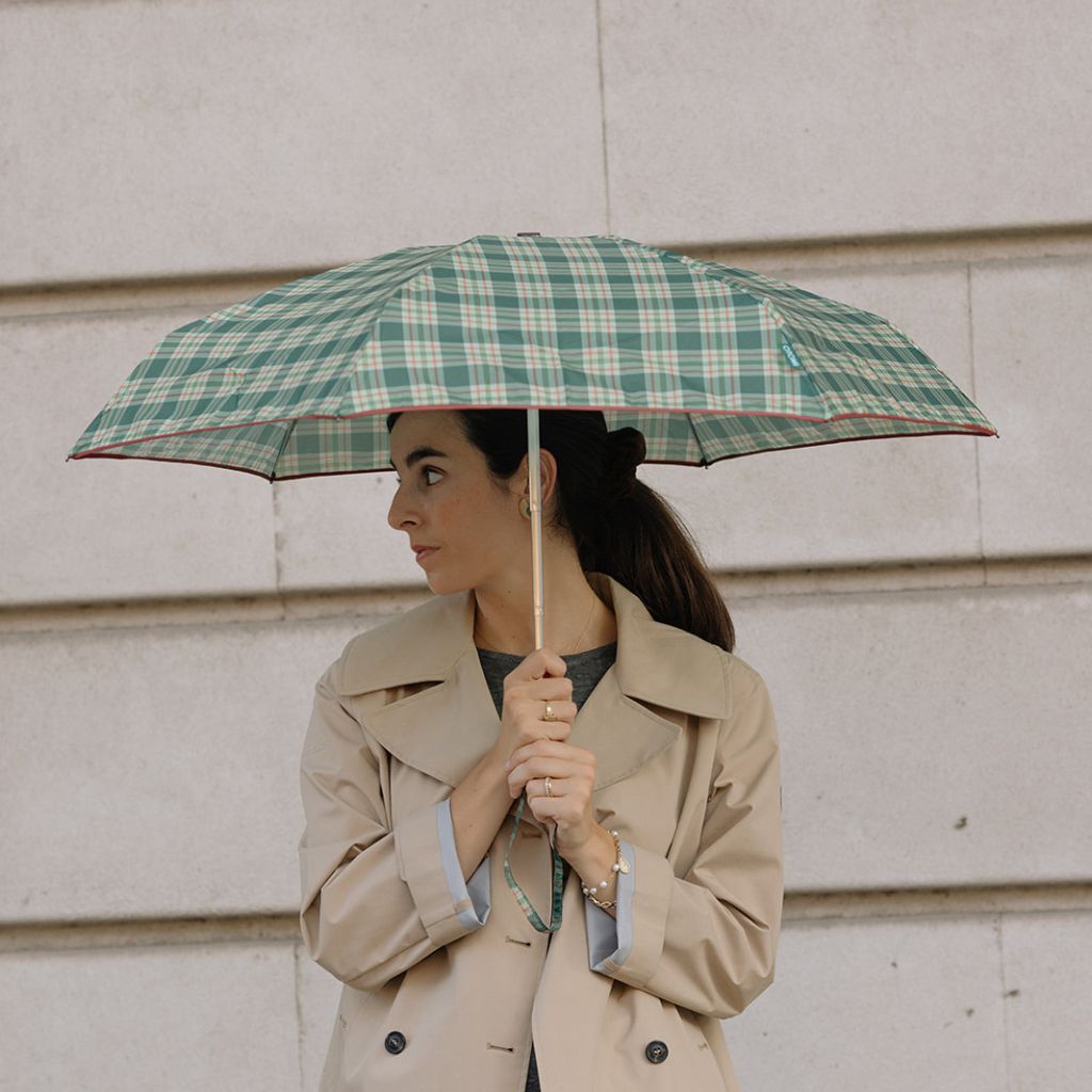 Checkered Golf Umbrella