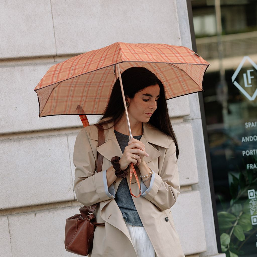 Checkered Golf Umbrella