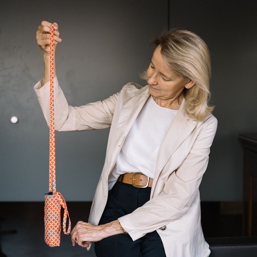 Checkered Golf Umbrella