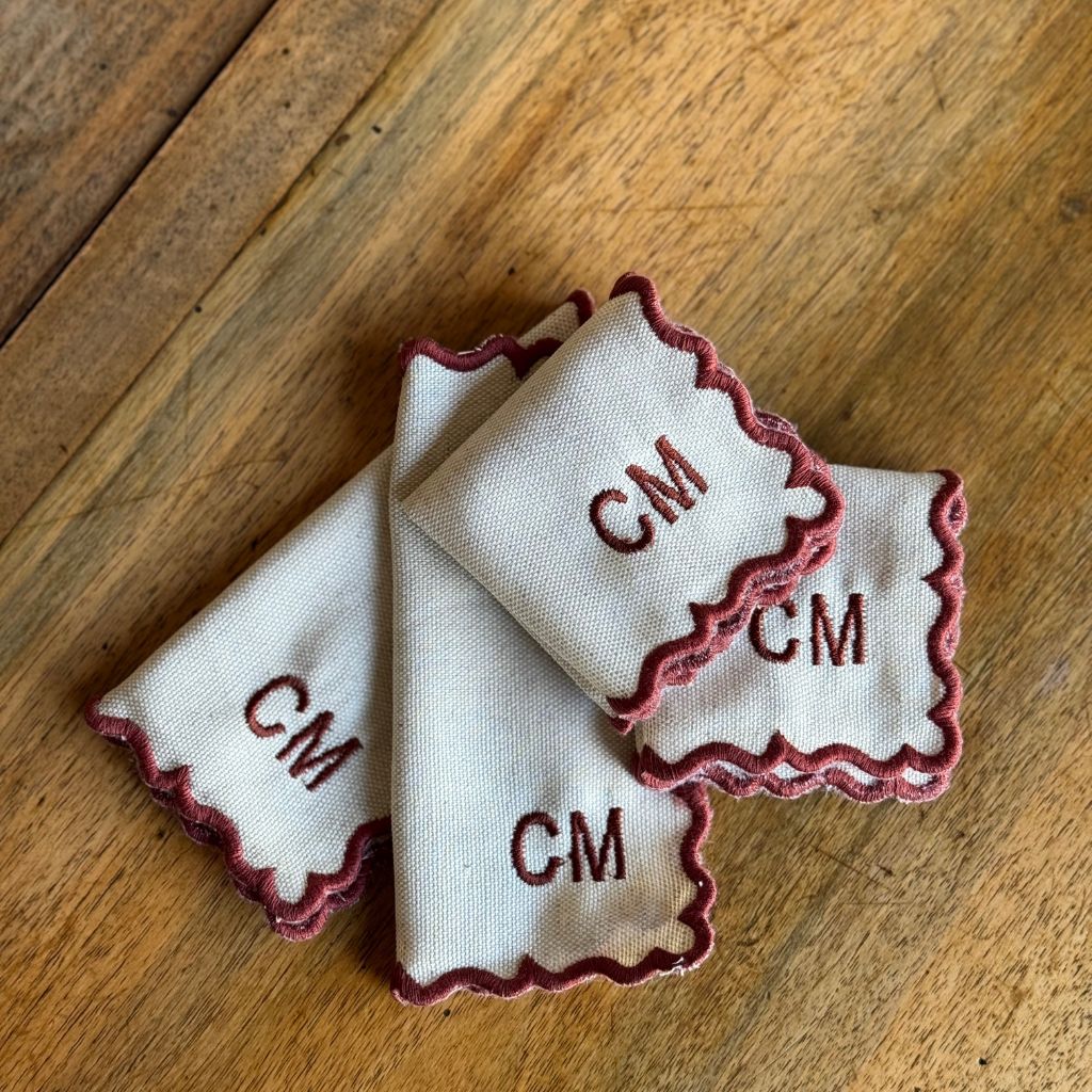 Linen Cocktail Napkins (Set of 6)