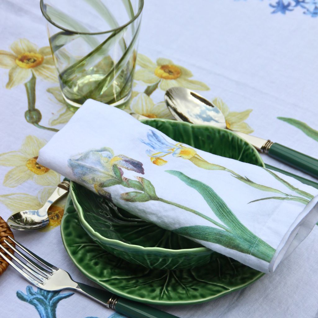 Servilletas de Lino Flores (Set de 6)