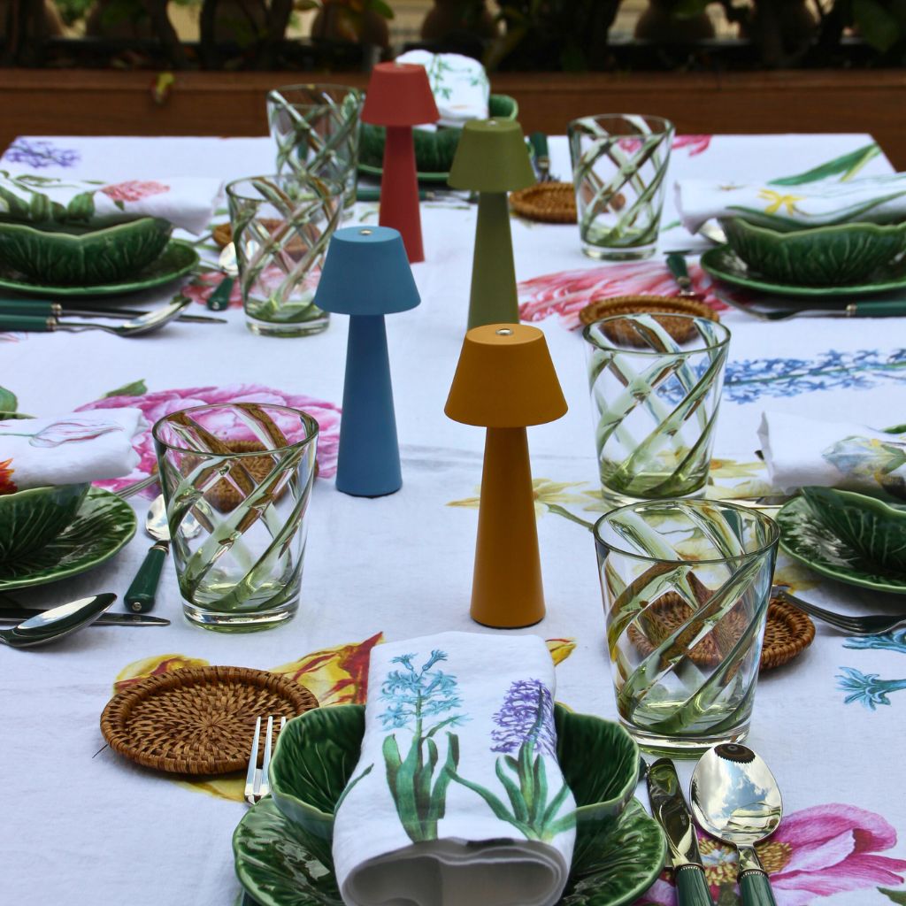 Linen Floral Napkins (Set of 6)