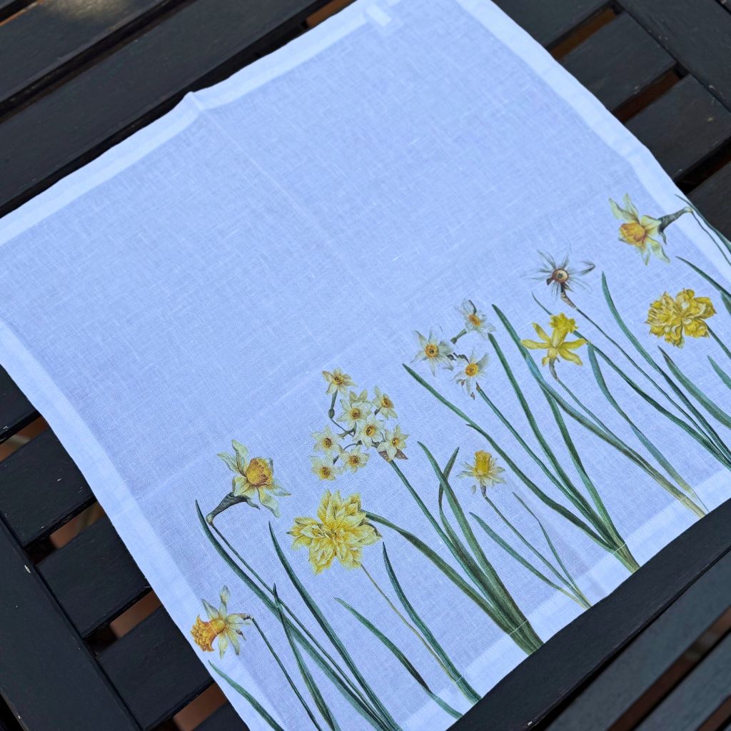 Servilletas de Lino Flores (Set de 6)