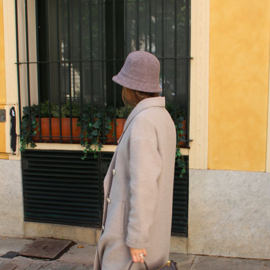 Sombrero Franela Marrón