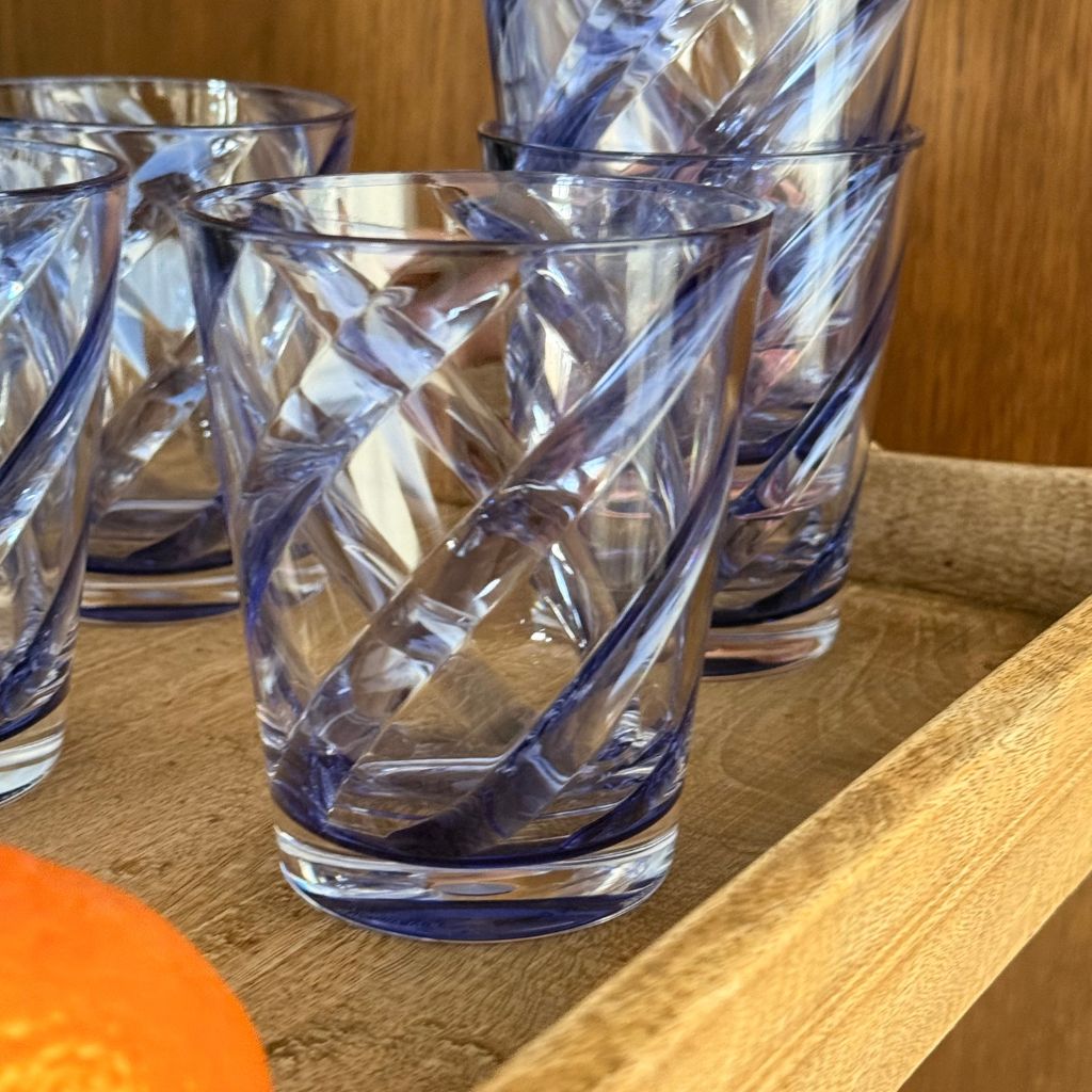 Maroon Polycarbonate Glasses (Set of 6)