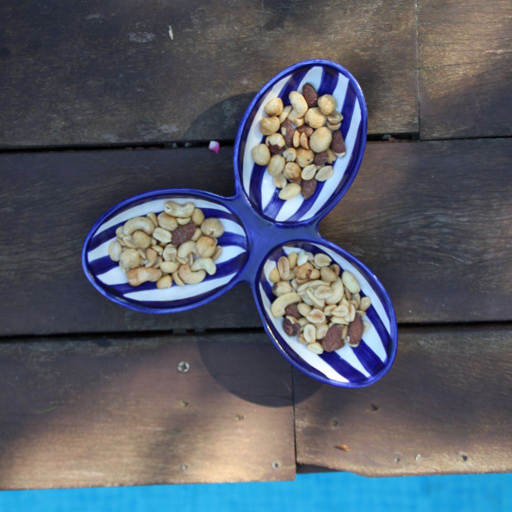 Cuenco Aperitivo Rayas Azul