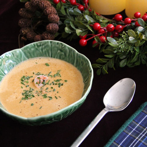 Crema de gambas