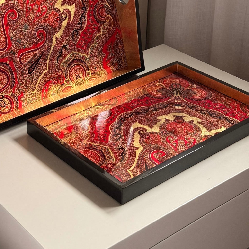 Bandeja Lacada Rectangular Jaipur