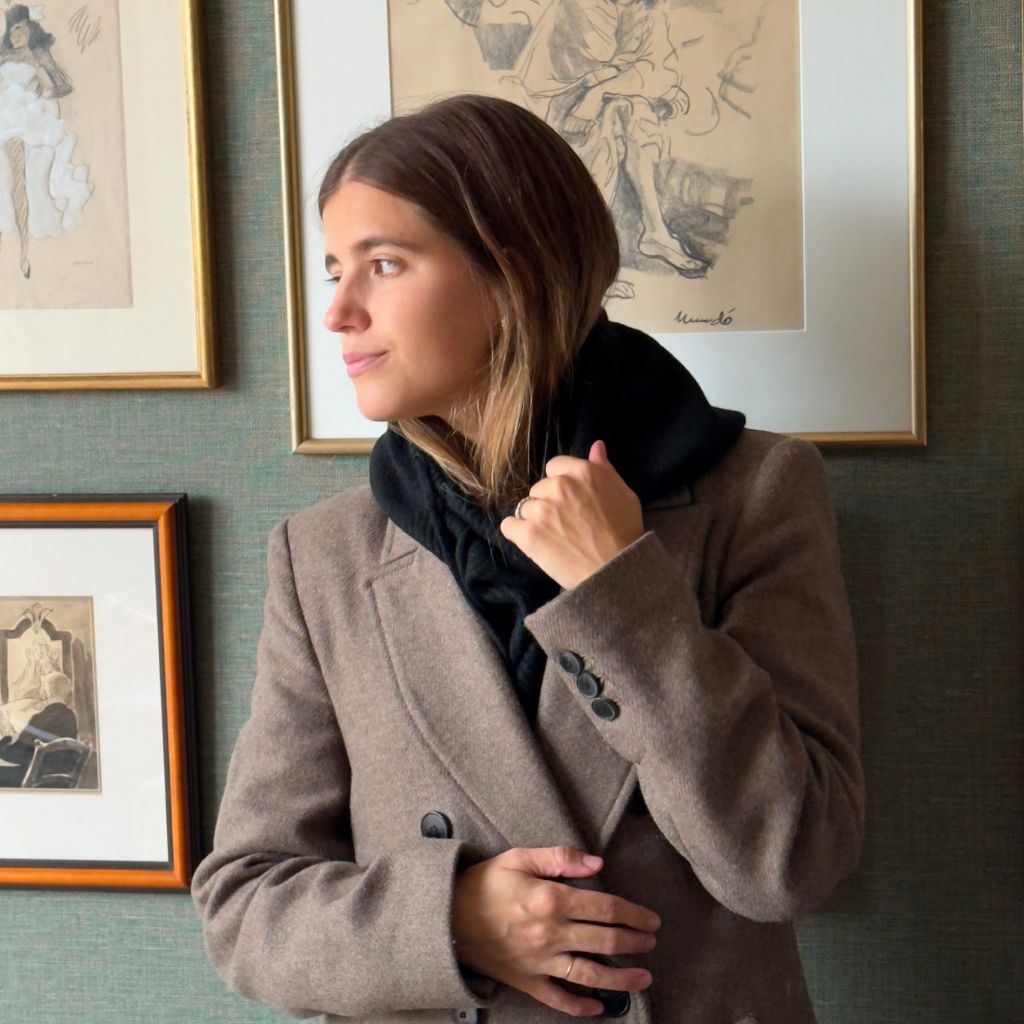 Grey Mink Stole Shawl