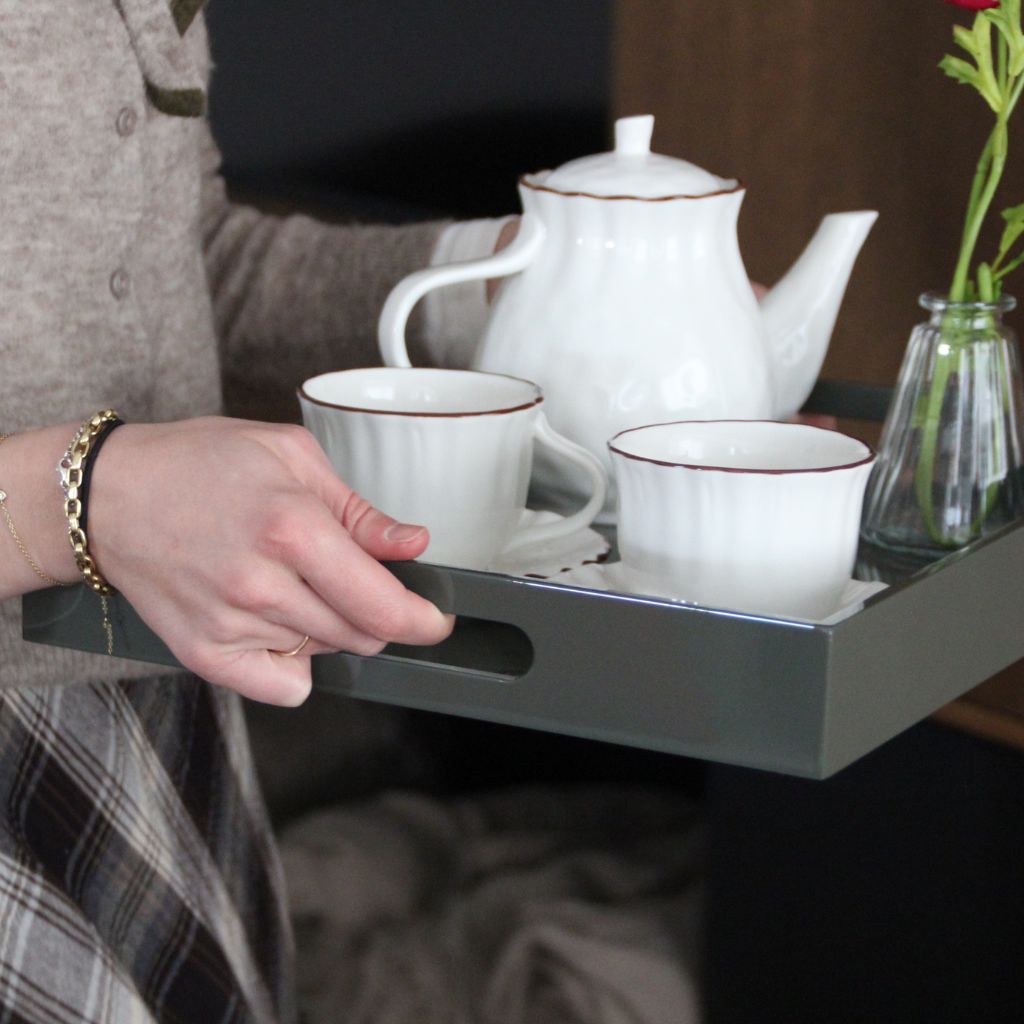 Large Rectangular Wooden Tray