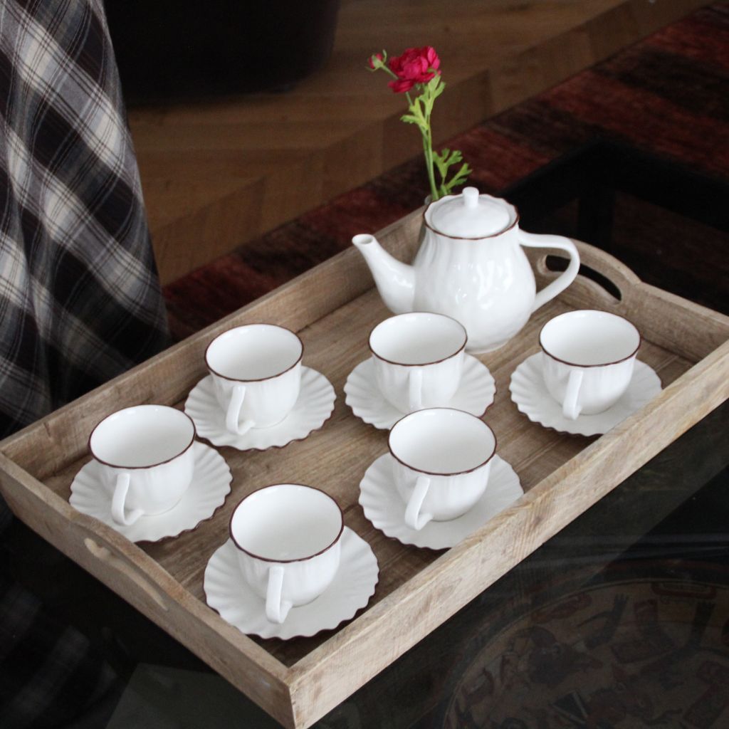 Large Rectangular Wooden Tray