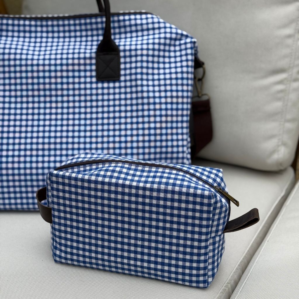 Neceser Salerno Vichy Azul