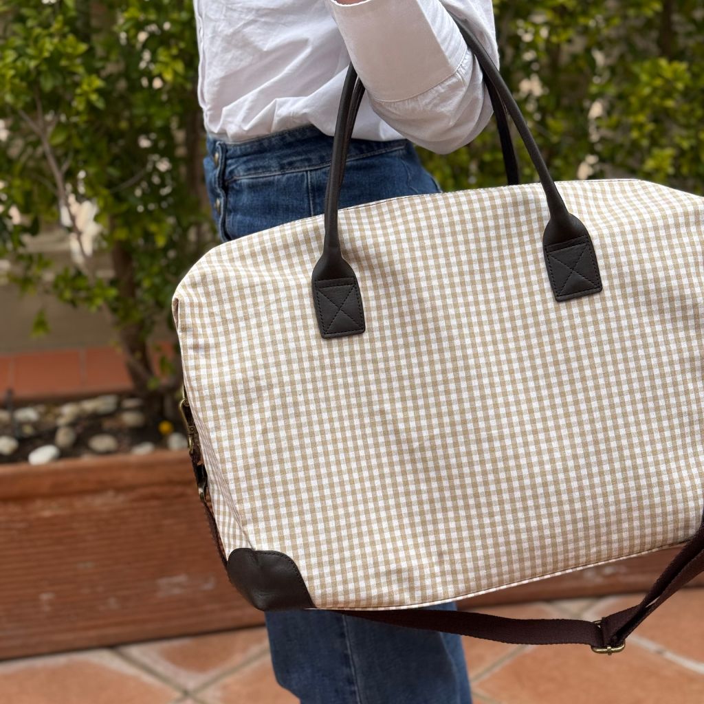 Bolsa Salerno Vichy Beige