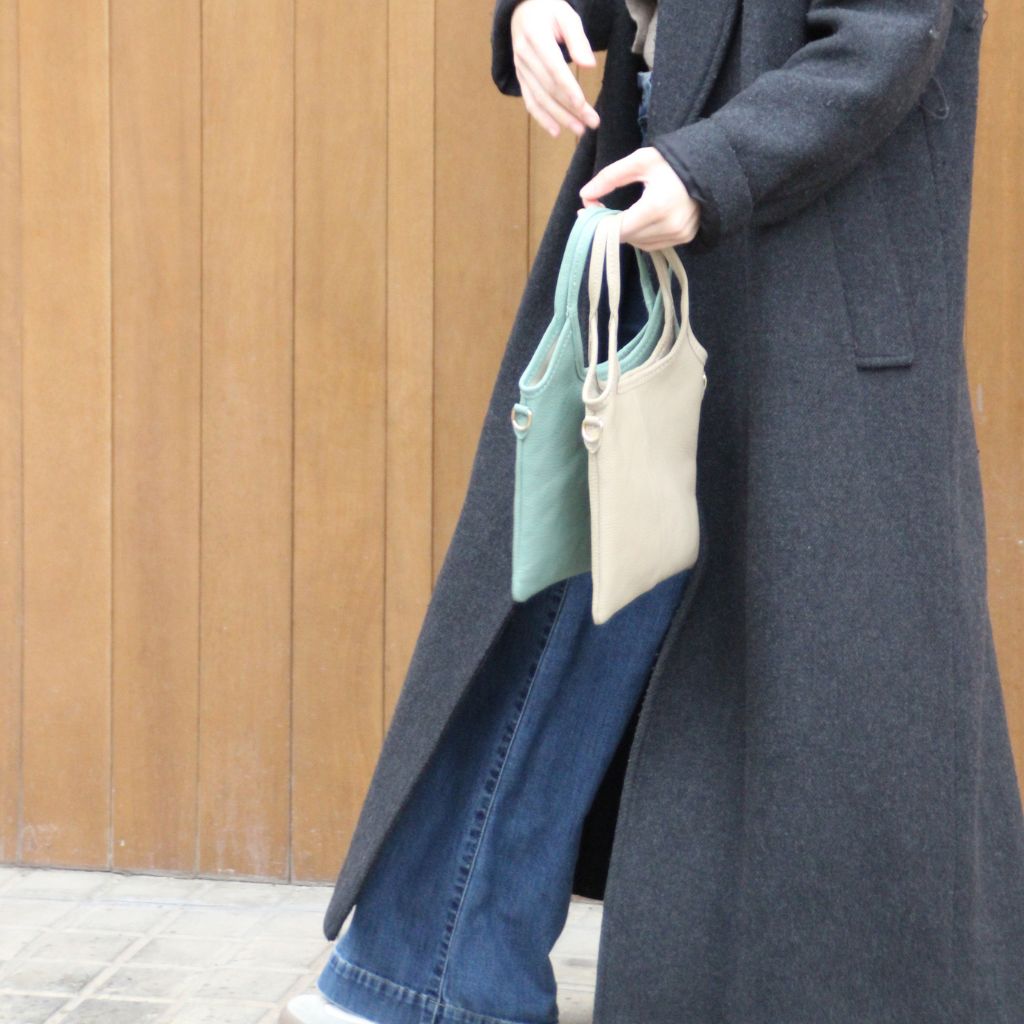 Burgundy Leather Ring Bag