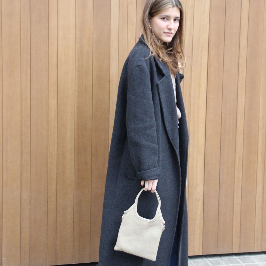 Burgundy Leather Ring Bag