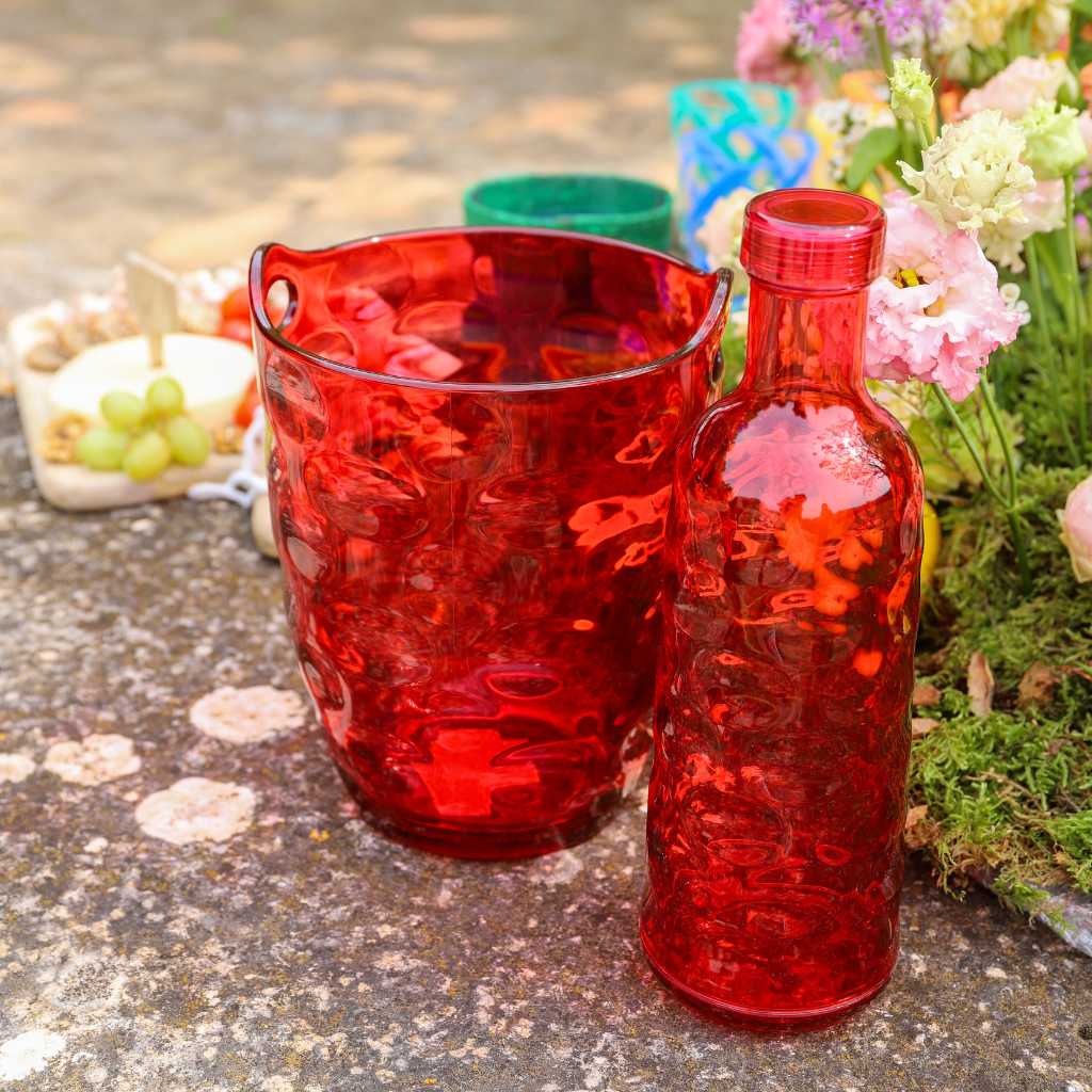 Red Polycarbonate Bottle