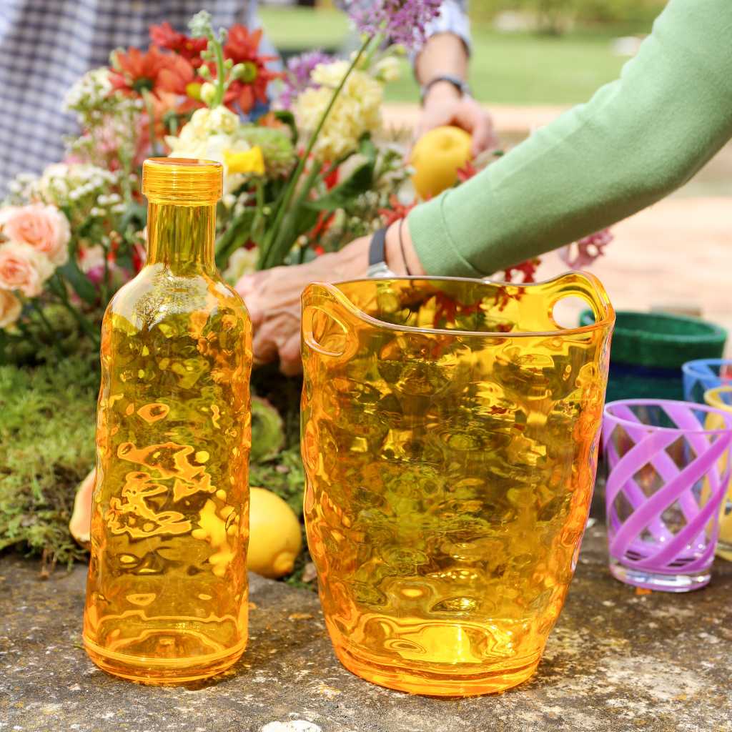 Amber Polycarbonate Ice Bucket