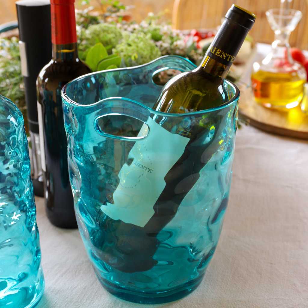 Blue Polycarbonate Ice Bucket